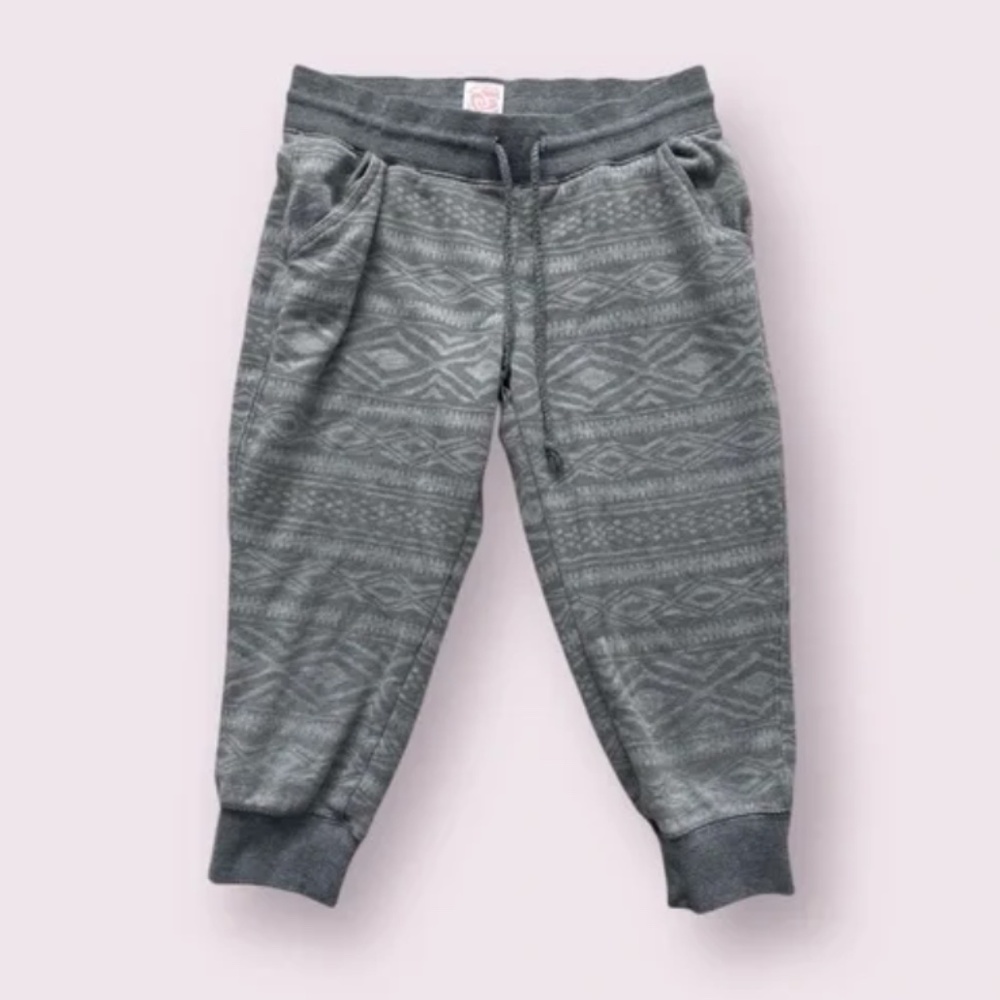 Aztec Print Capri Joggers